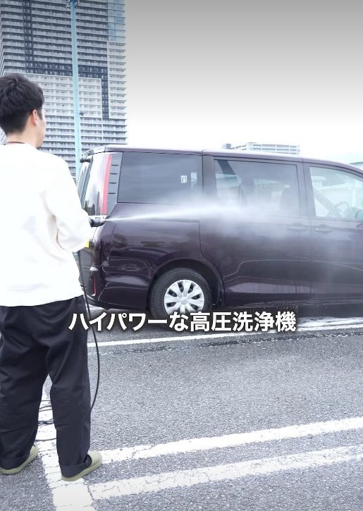 出所：ドン・キホーテ公式Instagram　バケツ型ポータブル高圧洗浄機 WashGo！