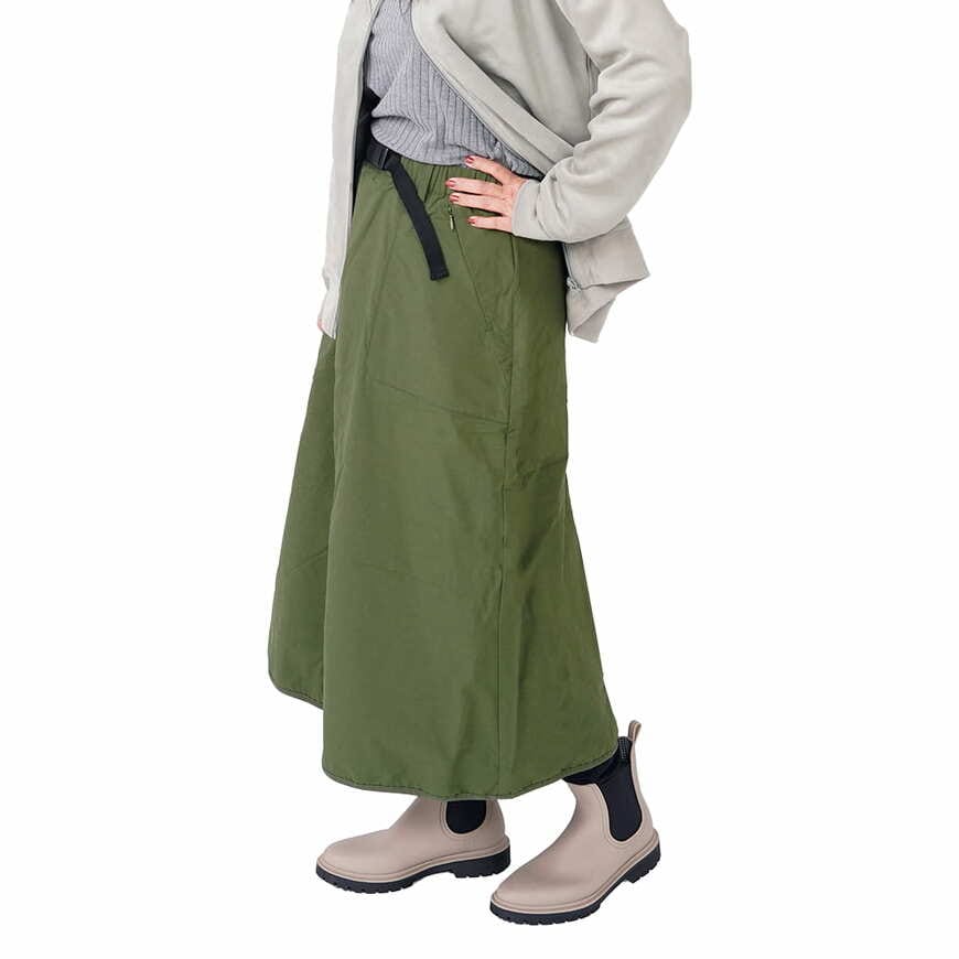 ワークマン公式 レディースフワテックライトウォームスカート 画像