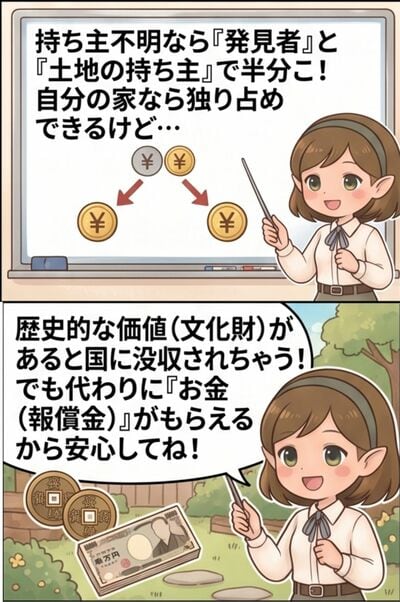 歴史的価値があるお宝は国のものに