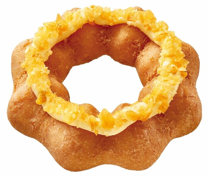 塩バタークリームと芋けんぴをトッピング