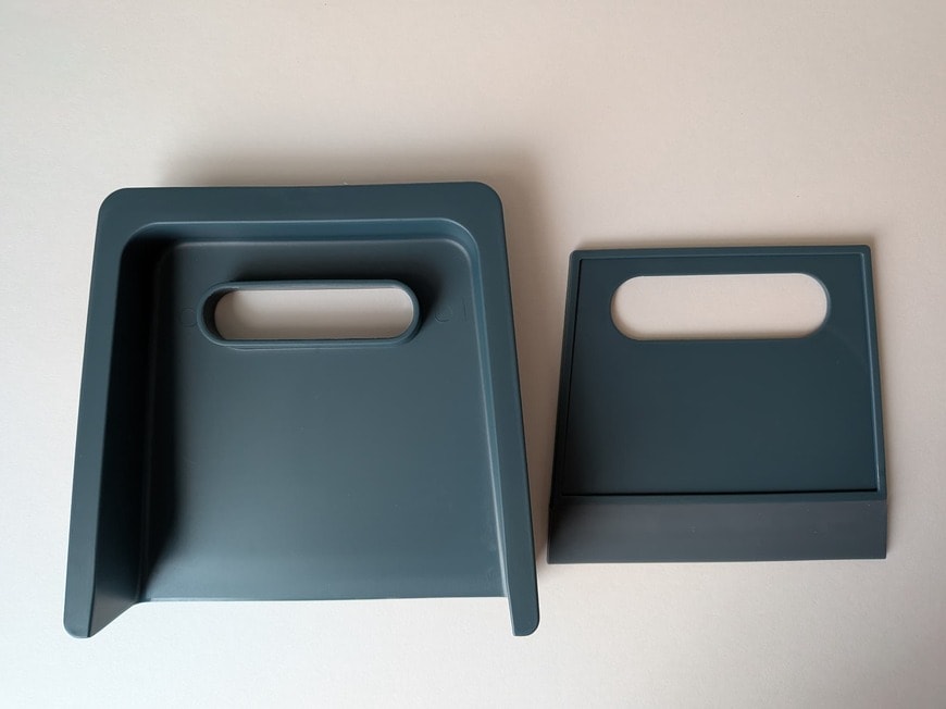 「ワイパーはちりとりの中に収まります。」