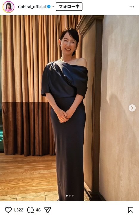 出所：平井理央のInstagram（＠riohirai_official）参照日：2026年5月29日