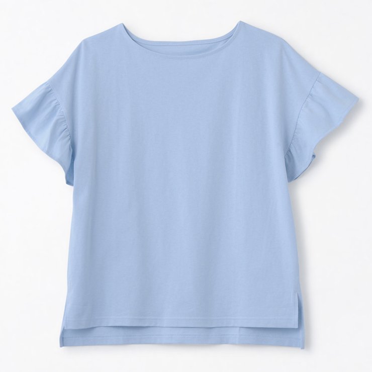 出所：しまむら　オンラインストア　レディース　フリルＴシャツ(ANSERI）