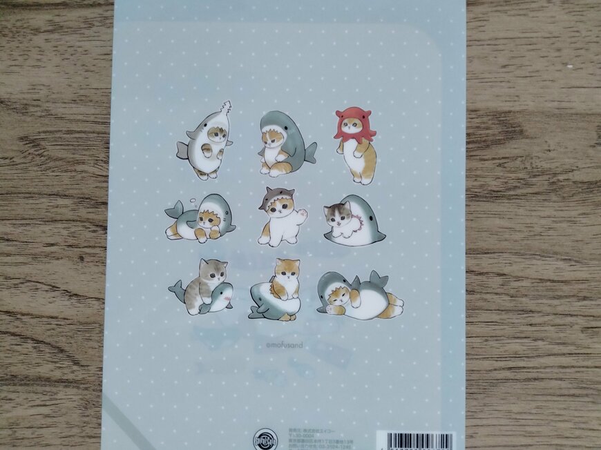 筆者撮影（セリア、mofusand A5 見開きファイル）