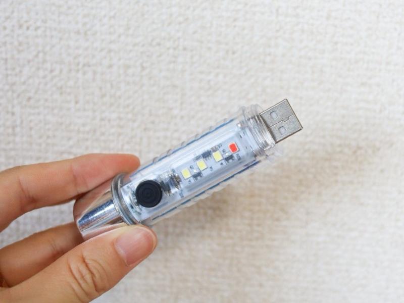 ダイソー「スケルトンライト」