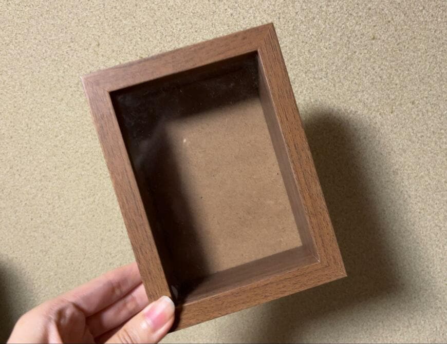 セリア、立体フォトフレームL判 商品画像