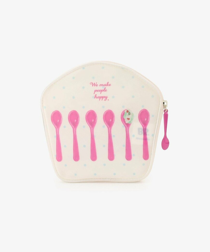 アフタヌーンティー公式　ダイカットポーチ／サーティワン アイスクリームの画像