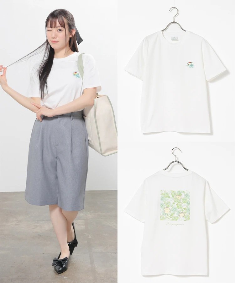 ハニーズ公式通販　サンリオキャラクターズ／Tシャツ（お花かくれんぼ）の画像