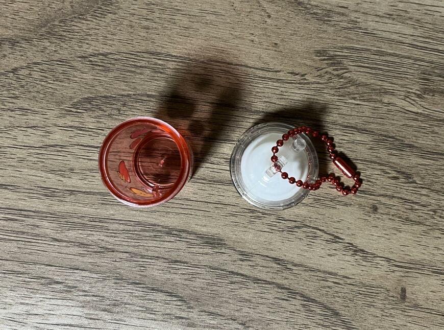 セリア、フラッペキーホルダー M/X リンゴ画像