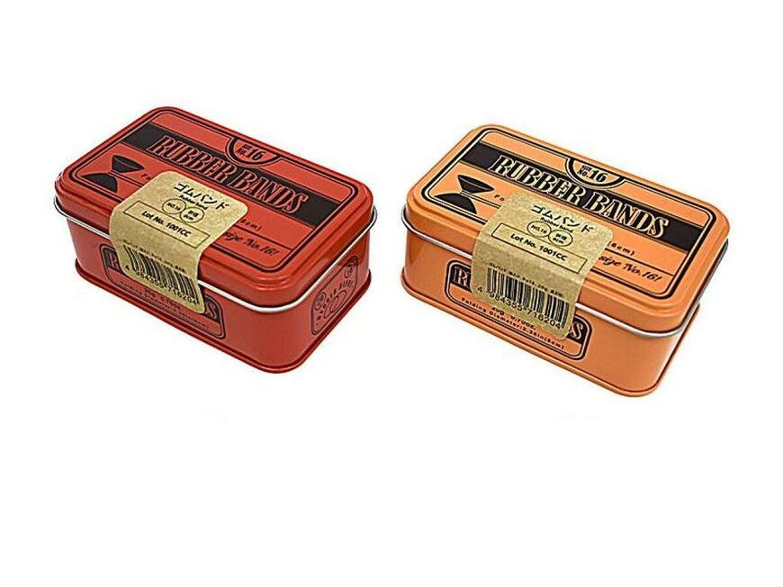 ダイソー、ゴムバンド(缶入り、No16、20g、長方形)画像