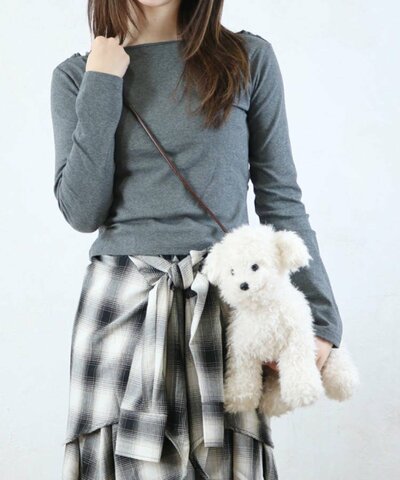 Bleu Bleuet、おすわりプードルショルダー商品画像