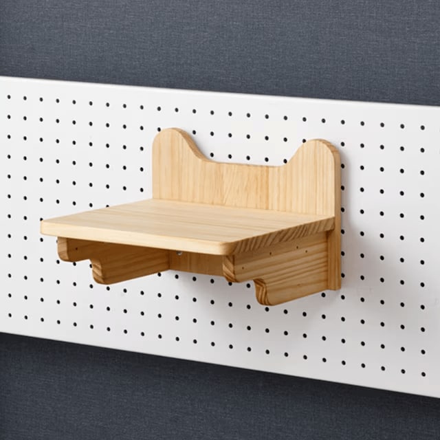 突っ張り式受けセットと組み合わせて使う棚板