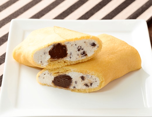 もちもち食感の生地を楽しめるクレープ