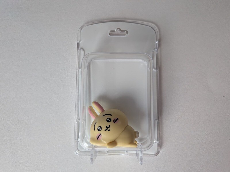 セリア　おもちゃパッケージ風キーホルダー