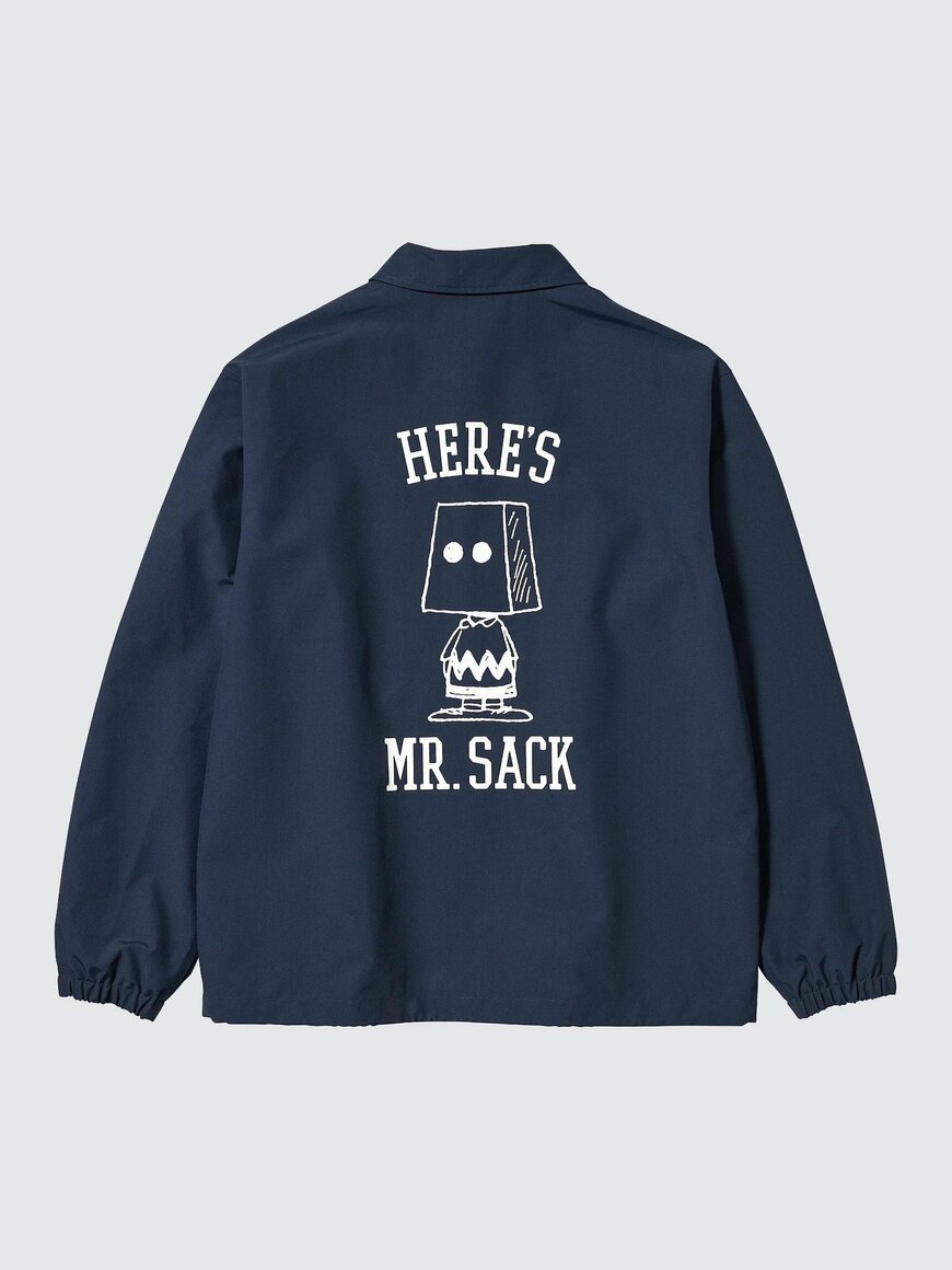 出所：ユニクロ公式　ピーナッツ コーチジャケット (C)2025 Peanuts Worldwide LLC