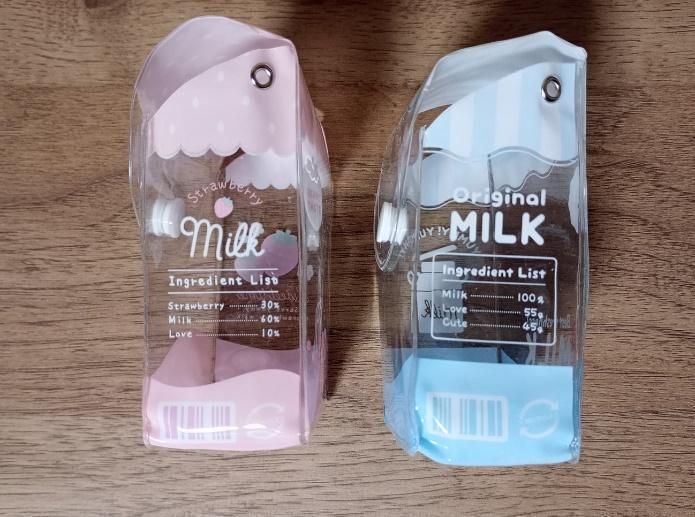 出所：筆者撮影（セリア、ドールポーチ ケース ドリンク）