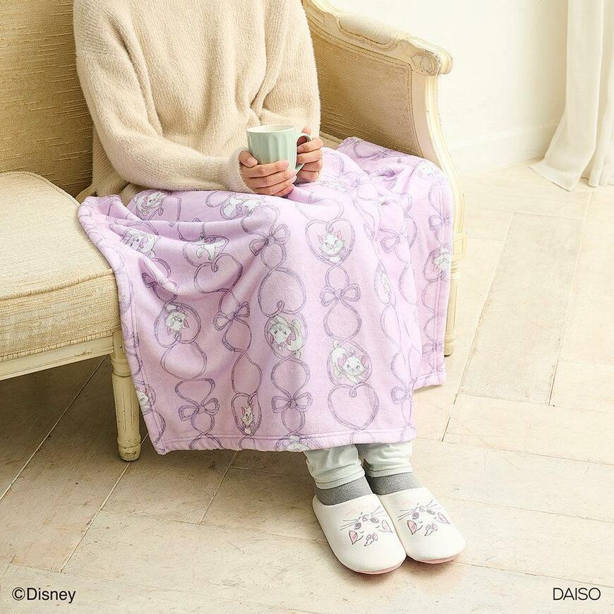 出所：公式通販ダイソーネットストア ブランケット PU（ディズニーマリー）