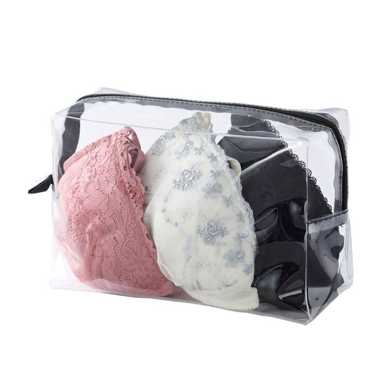 出所：ファッションセンターしまむら レディース ノンワイヤーブラジャー＋ショーツセットハッピーバッグ【3点セット】