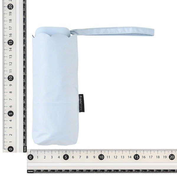 出所：フランフラン公式　遮光 コンパクト スカラップ 折りたたみ傘 47cm（晴雨兼用）