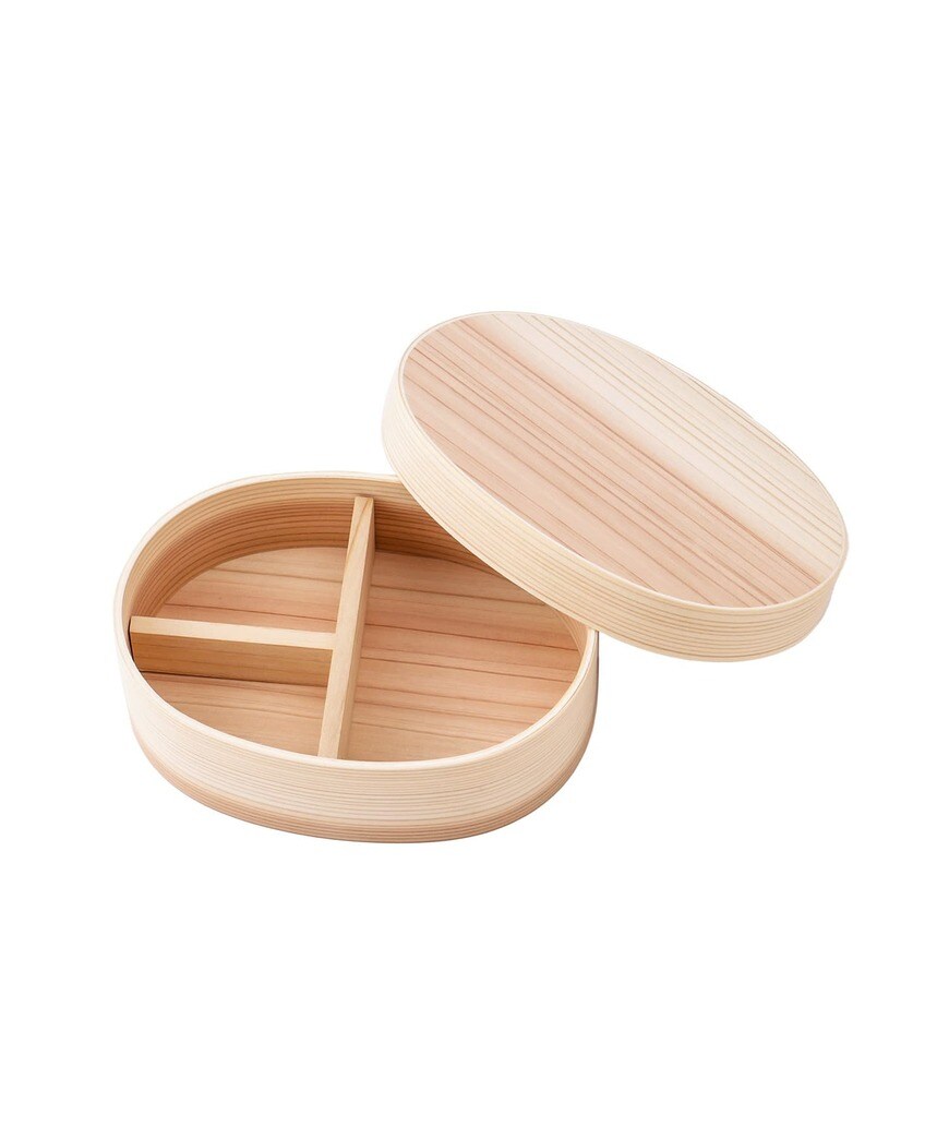 3COINS公式 曲げわっぱ楕円型の画像