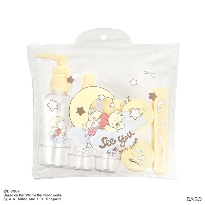 ダイソー公式 詰め替え容器セット(くまのプーさん)DC9