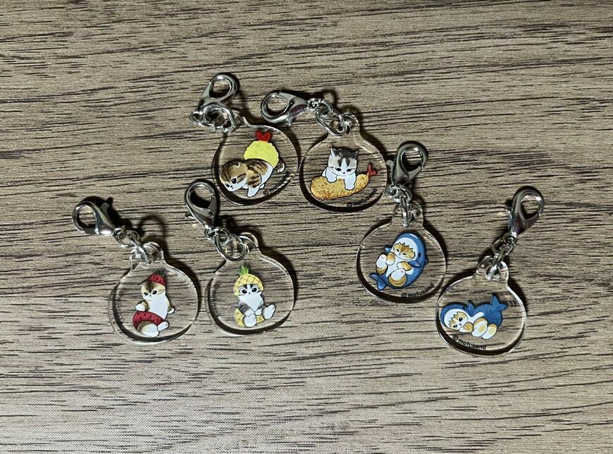 セリア、mofusand プチチャーム2P画像