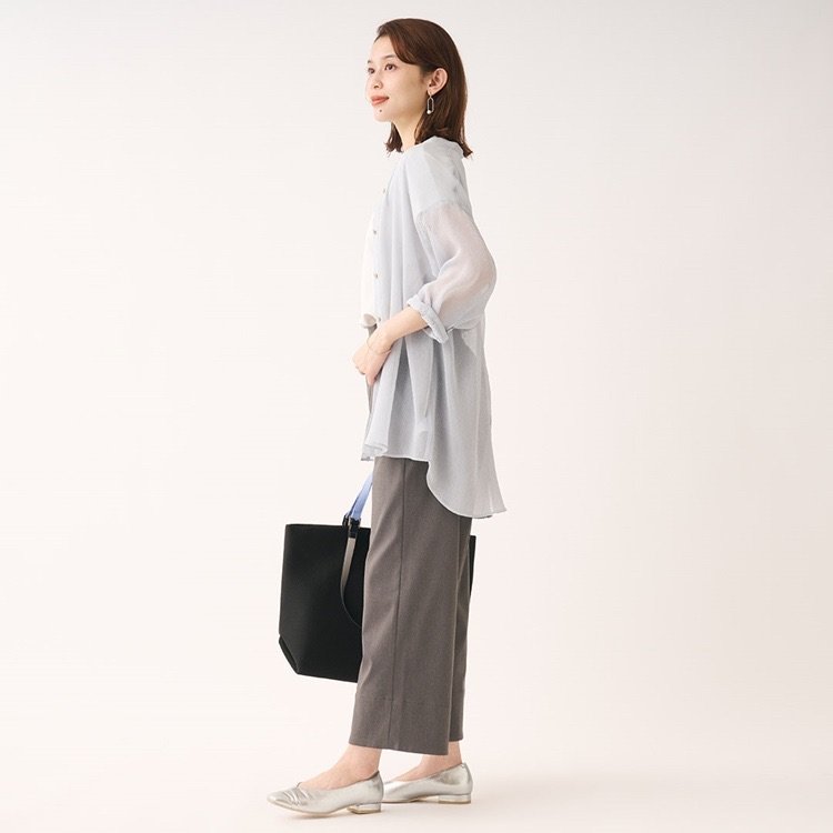 KEYUCA公式　クラッシュシアーシャツ