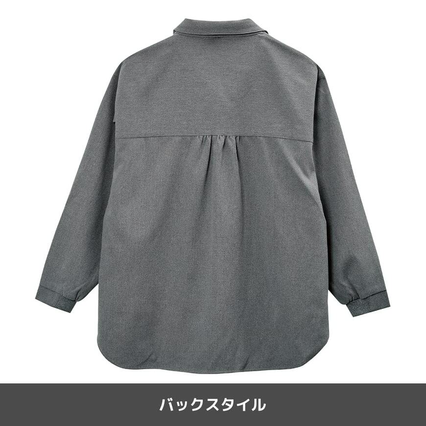 ワークマン公式、レディース撥水シーンレスギャザーブラウス