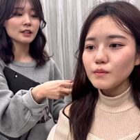 【大変身】前髪が薄いと悩む女性が似合わせカットでコンプレックス解消！「ありがとうございます！」と笑顔に