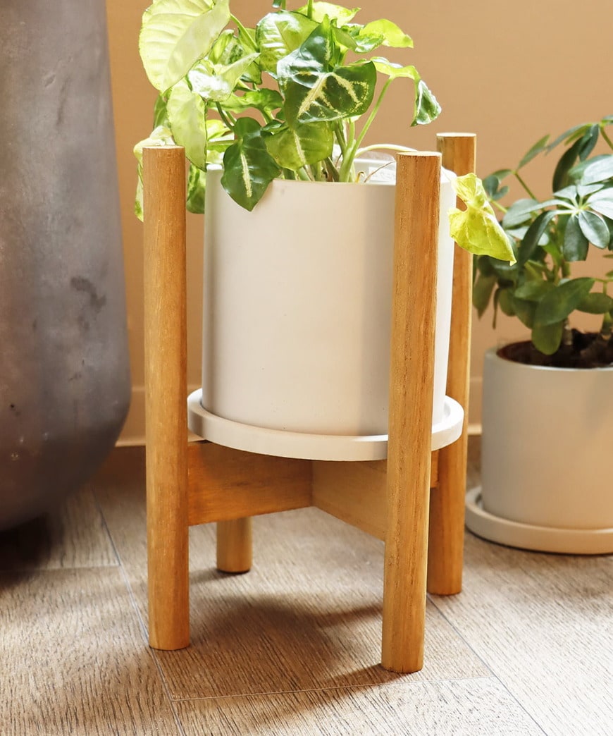 出所：パルグループ公式ファッション通販サイト　WOOD組み立て鉢スタンド