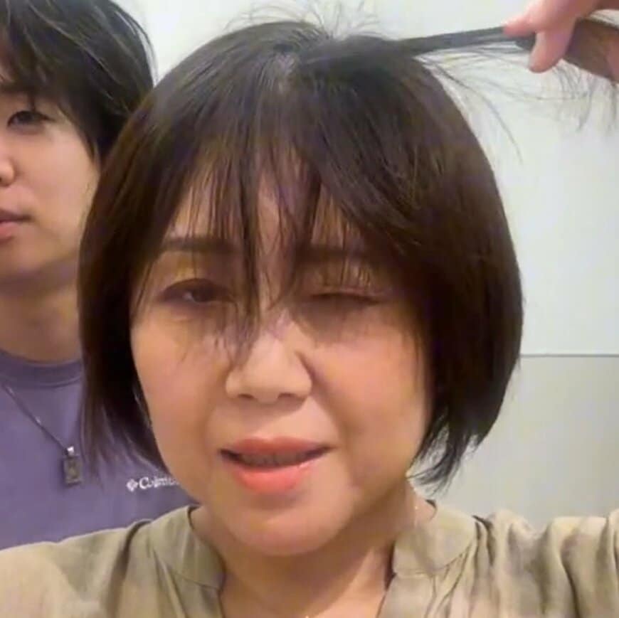 【イメチェン】老け見えを気にする女性が大胆イメチェン！「前髪ありショート」へ変身！