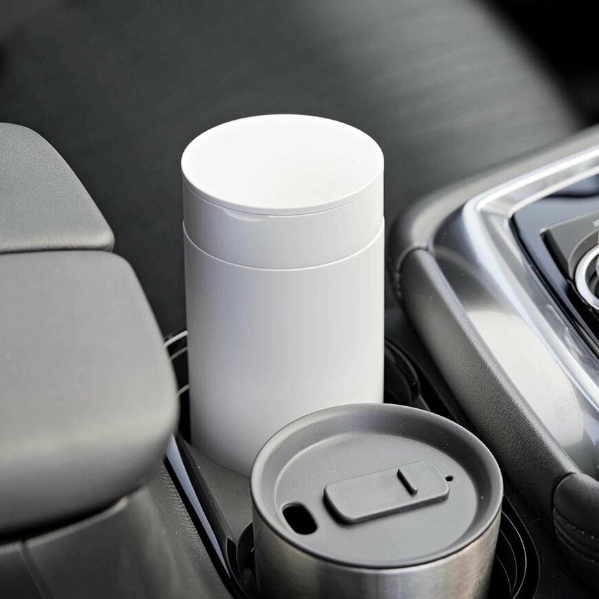 山崎実業公式　ボトル型蓋付きゴミ箱 タワー