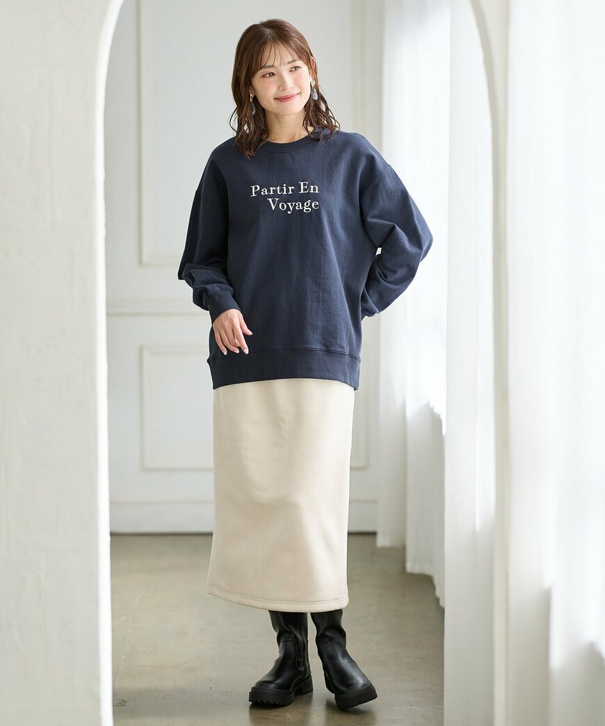 ハニーズ公式 あったかナロースカート