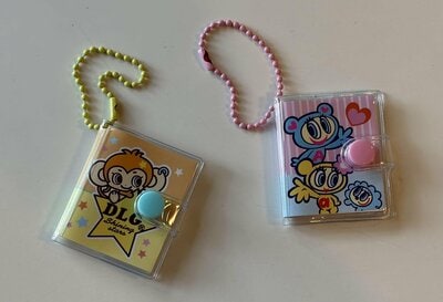 セリア、AB＆DL ボールチェン付き ミニミニブックメモ32Pの画像