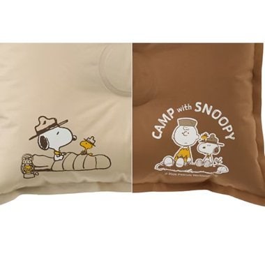 LOGOS SNOOPY セルフインフレート まくら