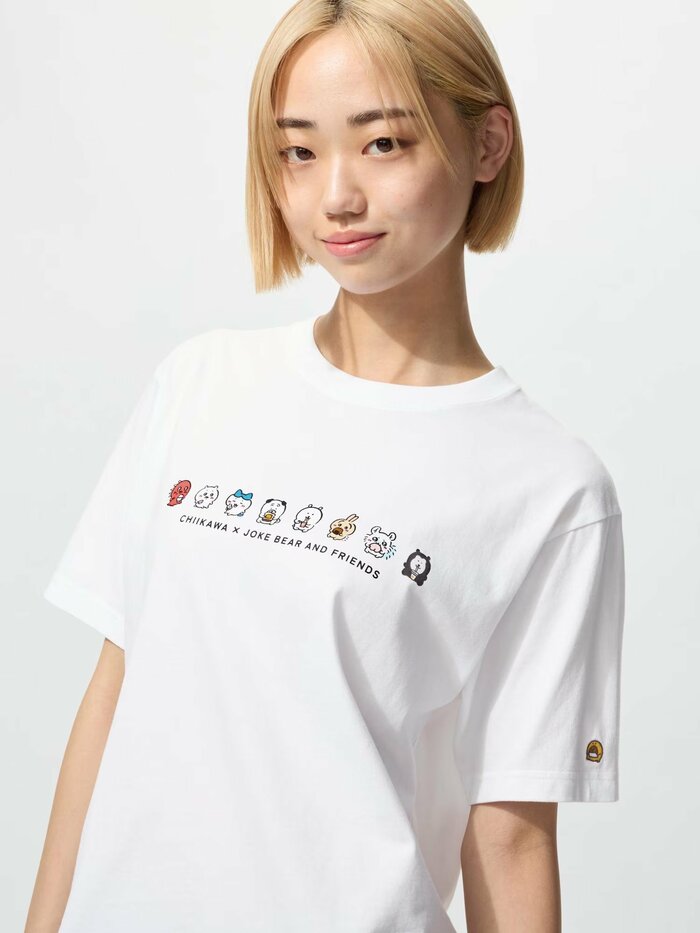 ちいかわ×ナガノのくま UT（ホワイト）