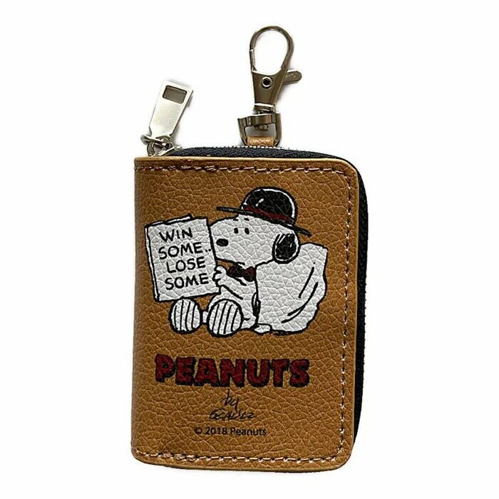 スヌーピー スマートキーケース(ブラウン)
