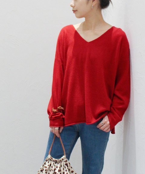 Plage - カシミヤ Vプルオーバー ¥17,280（税込）