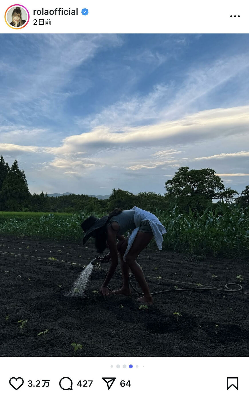 出所：ローラのInstagram（＠rolaofficial）参照日：2025年8月5日