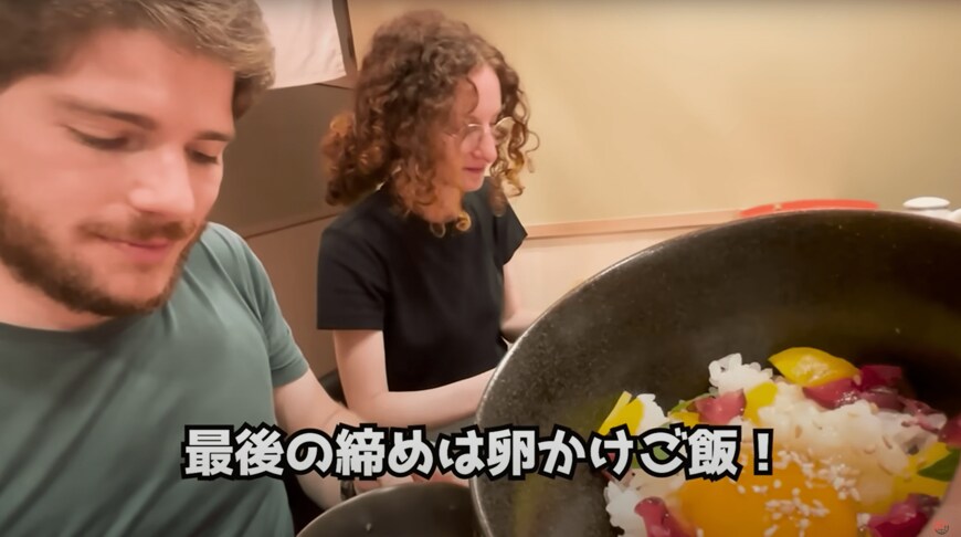 イタリア人カップル初めての天ぷら