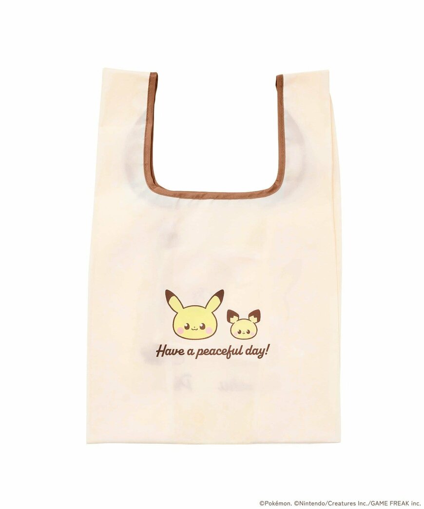 出所：3COINS公式　ミニエコバッグ／ポケピース