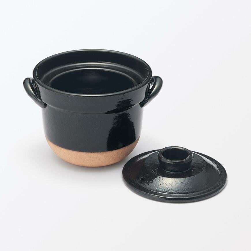 無印良品、レンジで温め直せる　萬古焼　ごはん鍋商品画像