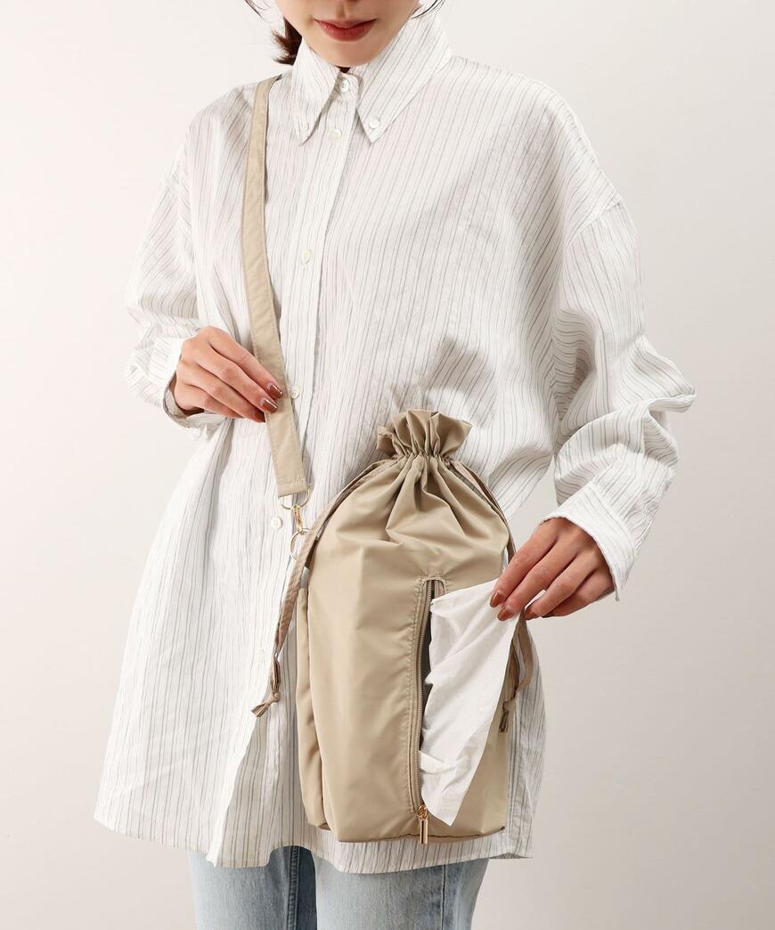 3COINS ティッシュケースバッグ