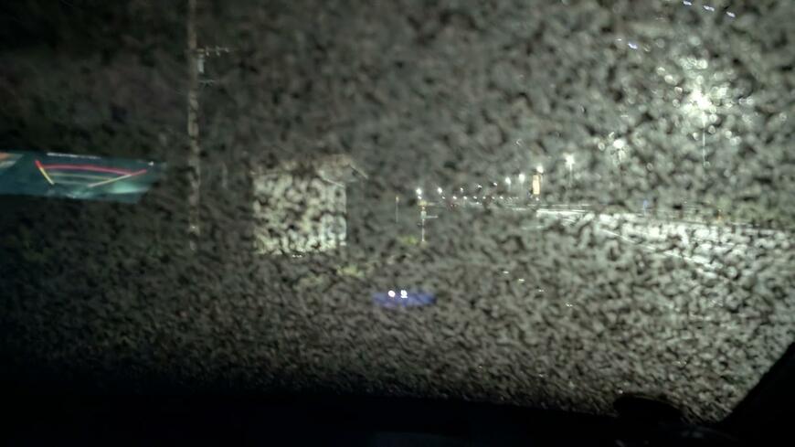 桜島噴火による火山灰