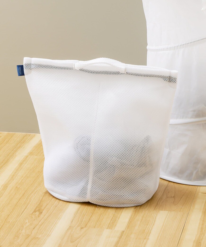 3COINS公式　3ポケットランドリーネット　画像