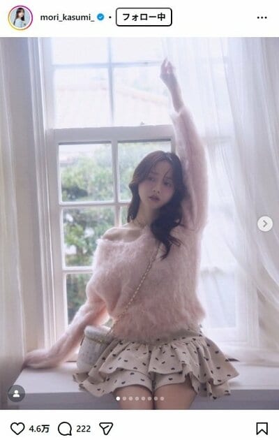 森香澄のInstagram投稿