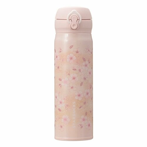 SAKURA2026ハンディーステンレスボトルピンクベージュ500ml