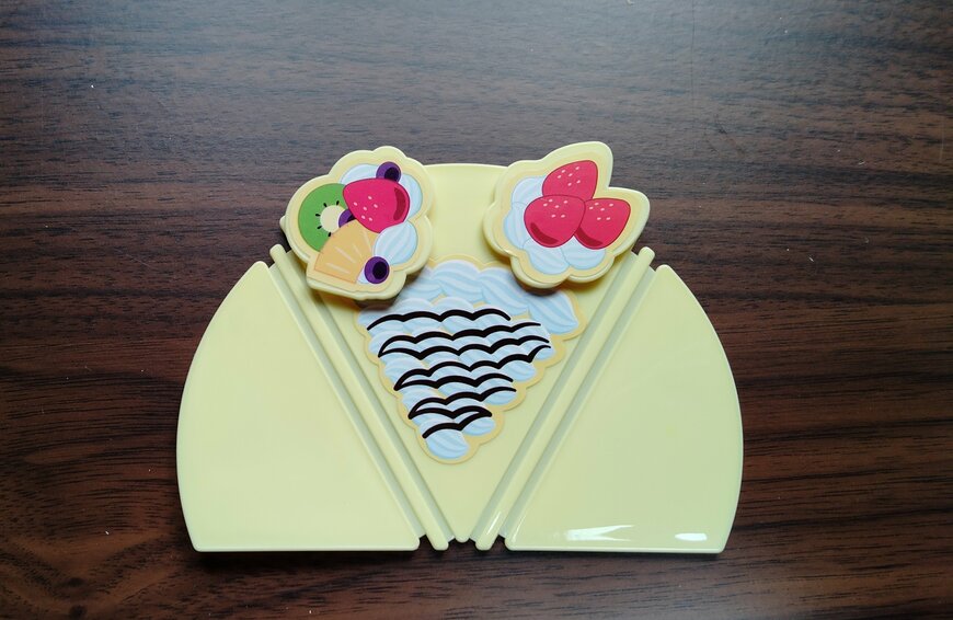 筆者撮影（ダイソー、クレープやさんセット）