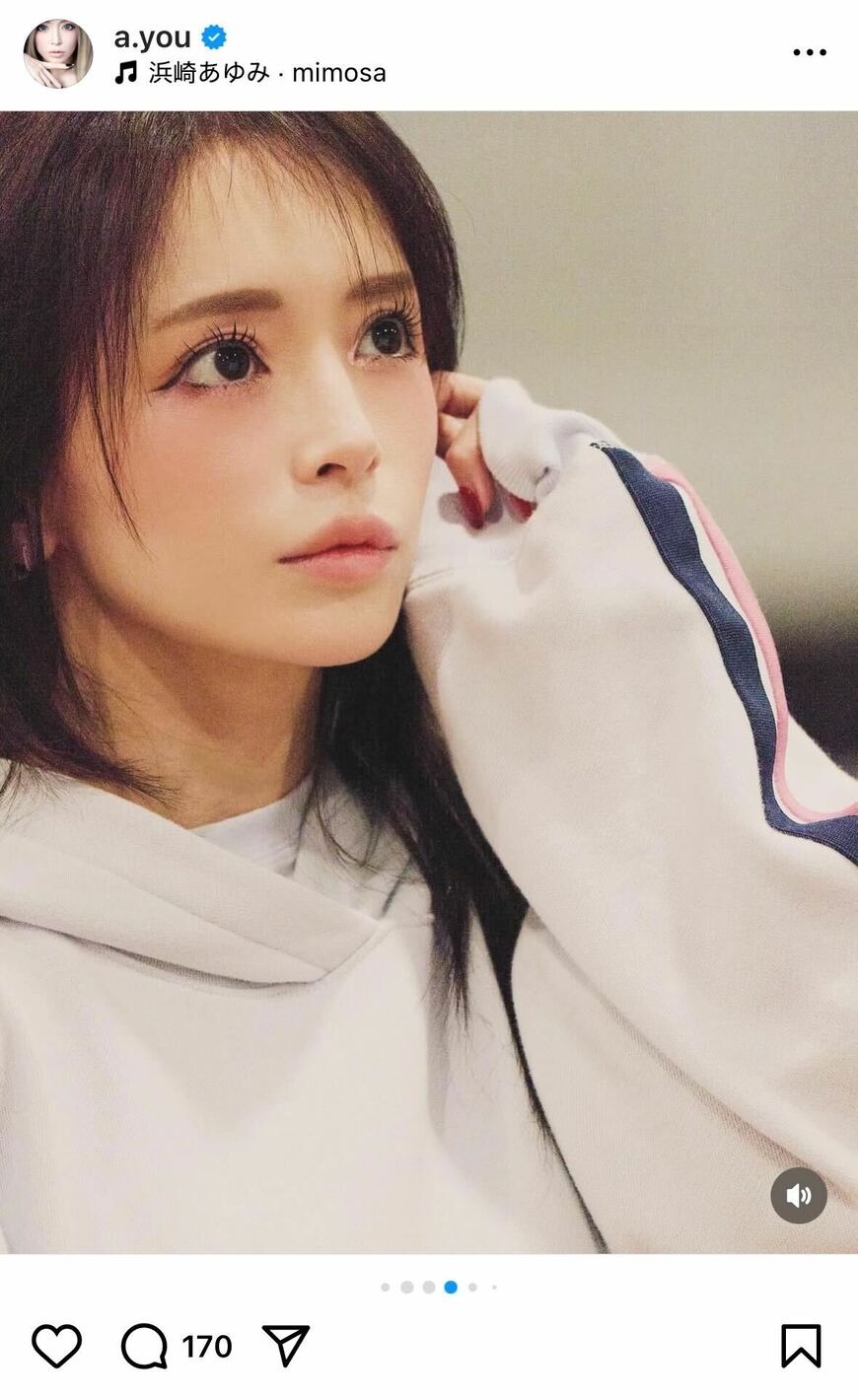 出所：浜崎あゆみのInstagram（＠a.you）参照日：2025年6月6日