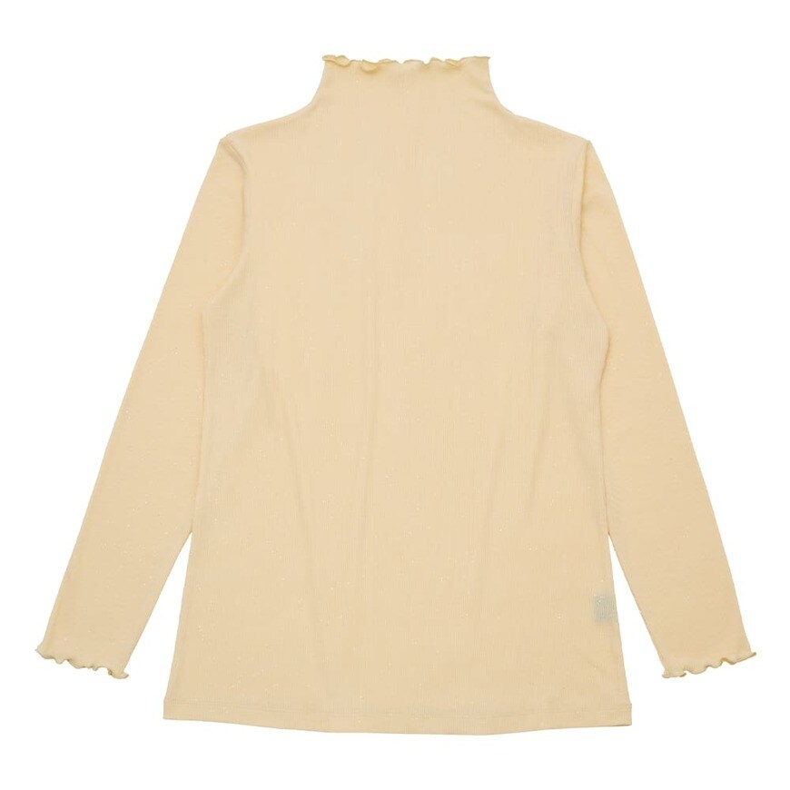 出所：ワークマン公式　レディースリブメローハイネックラメＴシャツ